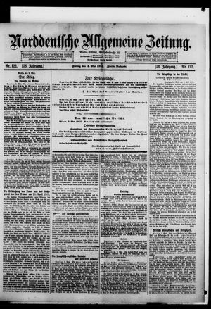 Norddeutsche allgemeine Zeitung vom 04.05.1917