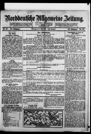 Norddeutsche allgemeine Zeitung vom 09.05.1917