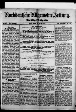 Norddeutsche allgemeine Zeitung on May 14, 1917