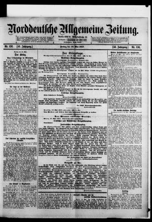 Norddeutsche allgemeine Zeitung vom 18.05.1917