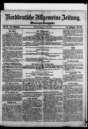 Norddeutsche allgemeine Zeitung on May 21, 1917