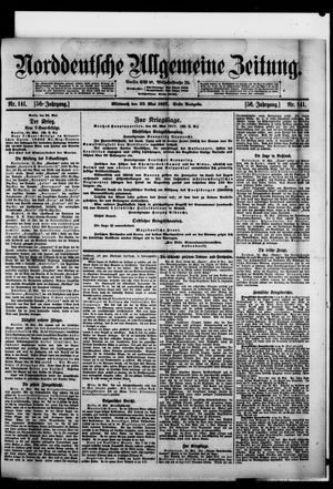 Norddeutsche allgemeine Zeitung on May 23, 1917