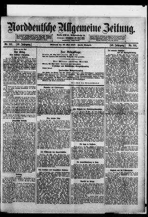 Norddeutsche allgemeine Zeitung vom 23.05.1917