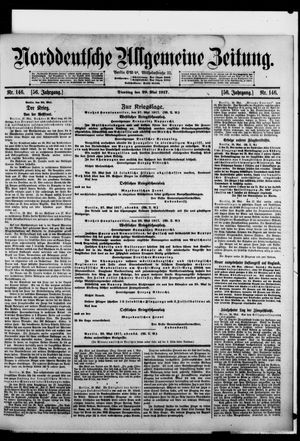 Norddeutsche allgemeine Zeitung vom 29.05.1917