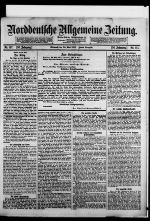 Norddeutsche allgemeine Zeitung vom 30.05.1917
