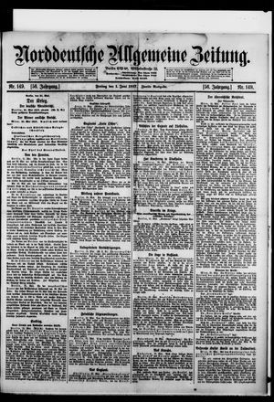 Norddeutsche allgemeine Zeitung on Jun 1, 1917