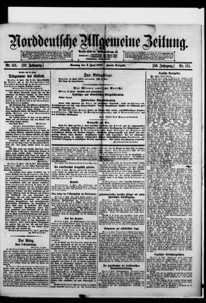 Norddeutsche allgemeine Zeitung on Jun 3, 1917