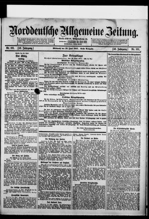 Norddeutsche allgemeine Zeitung vom 13.06.1917