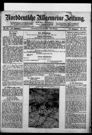 Norddeutsche allgemeine Zeitung vom 14.06.1917