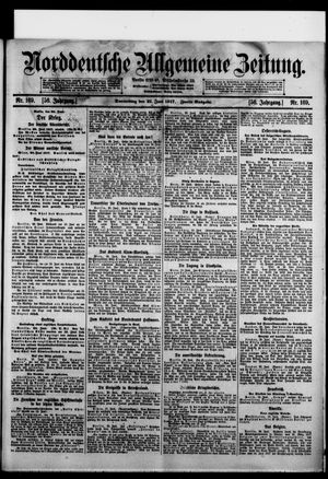 Norddeutsche allgemeine Zeitung vom 21.06.1917