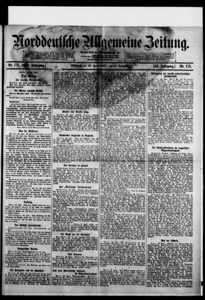 Norddeutsche allgemeine Zeitung on Jun 27, 1917