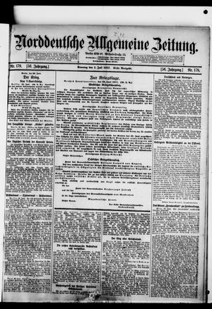 Norddeutsche allgemeine Zeitung on Jul 1, 1917