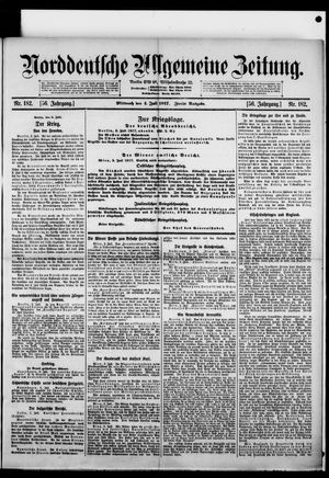 Norddeutsche allgemeine Zeitung vom 04.07.1917