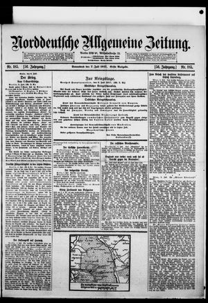 Norddeutsche allgemeine Zeitung vom 07.07.1917