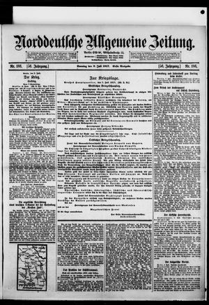 Norddeutsche allgemeine Zeitung vom 08.07.1917