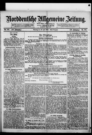 Norddeutsche allgemeine Zeitung on Jul 10, 1917