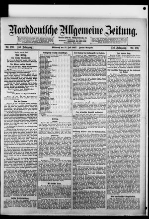 Norddeutsche allgemeine Zeitung vom 11.07.1917