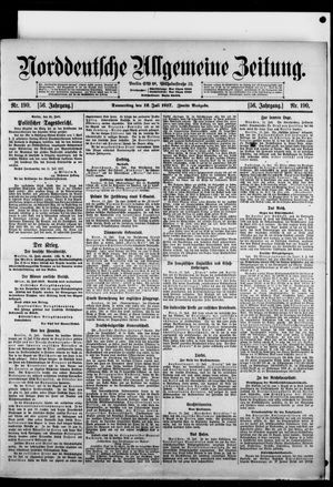 Norddeutsche allgemeine Zeitung vom 12.07.1917