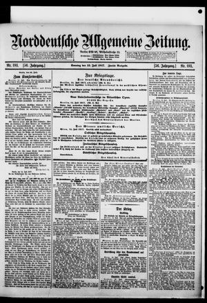 Norddeutsche allgemeine Zeitung vom 15.07.1917