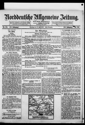 Norddeutsche allgemeine Zeitung vom 17.07.1917