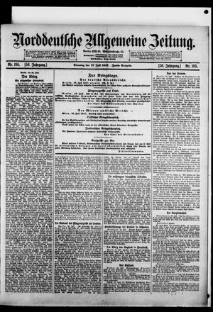 Norddeutsche allgemeine Zeitung vom 17.07.1917