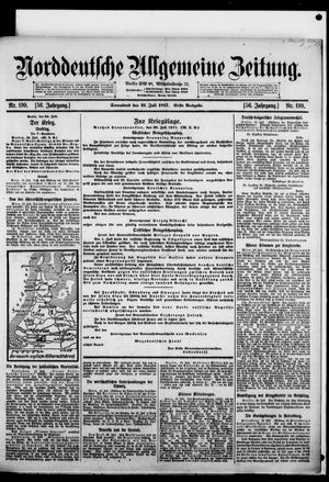 Norddeutsche allgemeine Zeitung on Jul 21, 1917