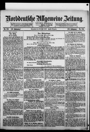 Norddeutsche allgemeine Zeitung vom 21.07.1917