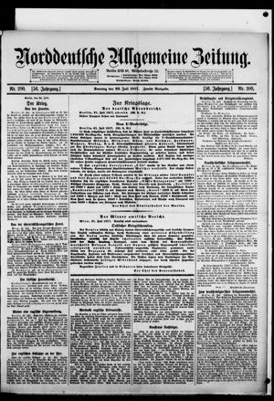 Norddeutsche allgemeine Zeitung vom 22.07.1917