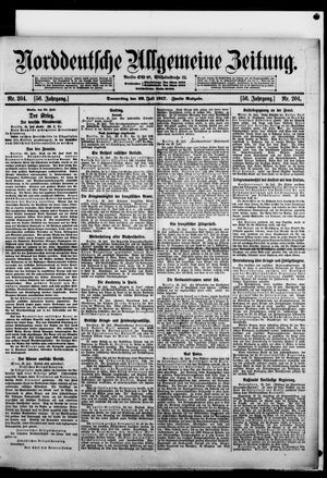 Norddeutsche allgemeine Zeitung vom 26.07.1917