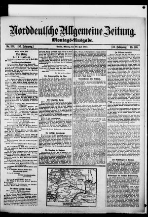 Norddeutsche allgemeine Zeitung vom 30.07.1917