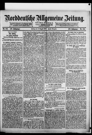 Norddeutsche allgemeine Zeitung on Aug 3, 1917