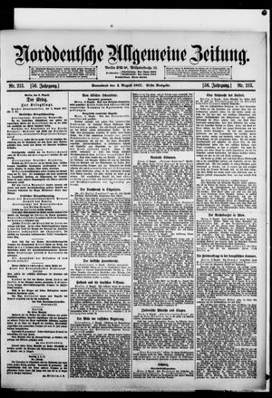 Norddeutsche allgemeine Zeitung vom 04.08.1917