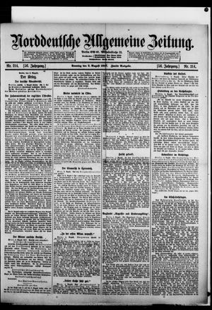 Norddeutsche allgemeine Zeitung vom 05.08.1917