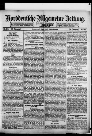 Norddeutsche allgemeine Zeitung vom 07.08.1917