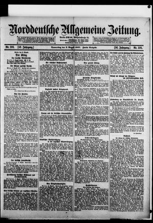 Norddeutsche allgemeine Zeitung on Aug 9, 1917
