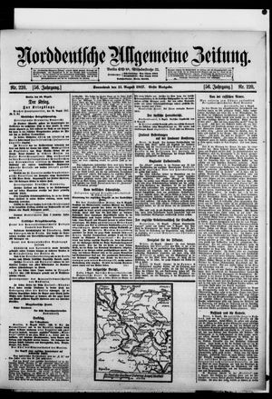 Norddeutsche allgemeine Zeitung vom 11.08.1917