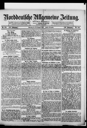 Norddeutsche allgemeine Zeitung vom 12.08.1917