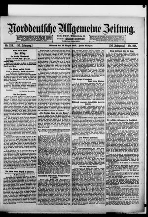 Norddeutsche allgemeine Zeitung vom 15.08.1917