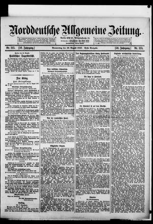 Norddeutsche allgemeine Zeitung vom 16.08.1917