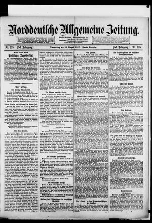 Norddeutsche allgemeine Zeitung vom 16.08.1917