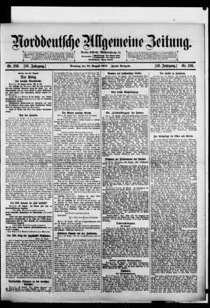 Norddeutsche allgemeine Zeitung vom 21.08.1917