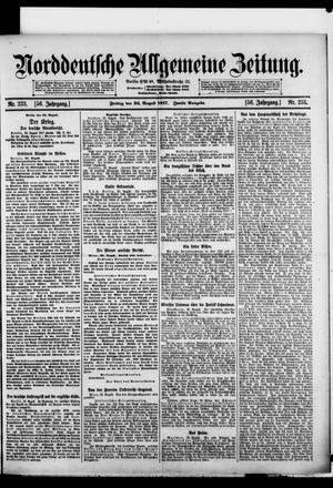 Norddeutsche allgemeine Zeitung vom 24.08.1917