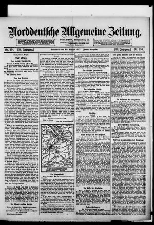 Norddeutsche allgemeine Zeitung vom 25.08.1917