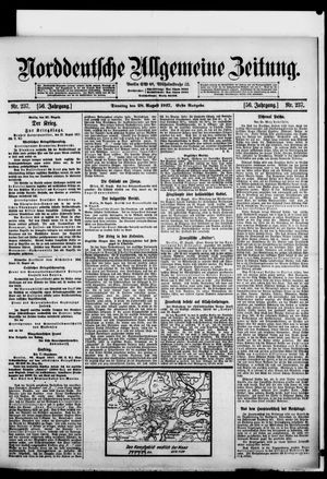 Norddeutsche allgemeine Zeitung vom 28.08.1917