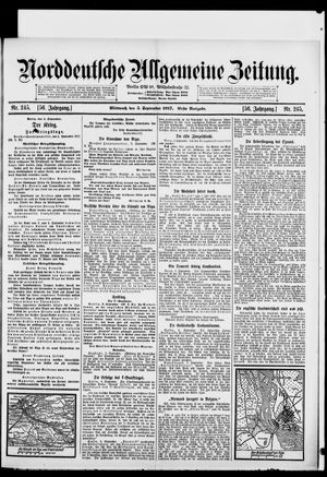 Norddeutsche allgemeine Zeitung vom 05.09.1917