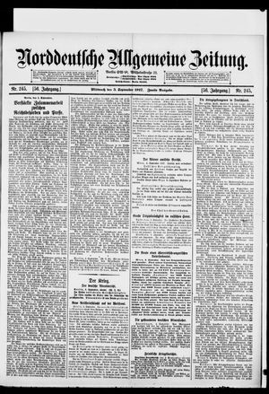 Norddeutsche allgemeine Zeitung vom 05.09.1917