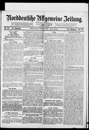Norddeutsche allgemeine Zeitung vom 06.09.1917