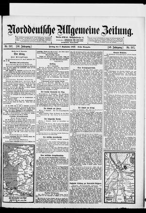 Norddeutsche allgemeine Zeitung vom 07.09.1917