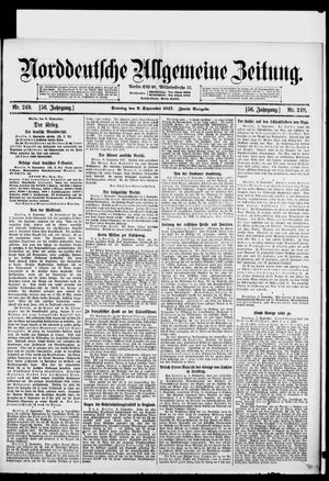 Norddeutsche allgemeine Zeitung on Sep 9, 1917