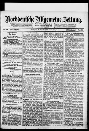 Norddeutsche allgemeine Zeitung vom 16.09.1917